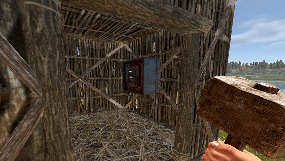 Picking up the Marketplace Terminal with a hammer